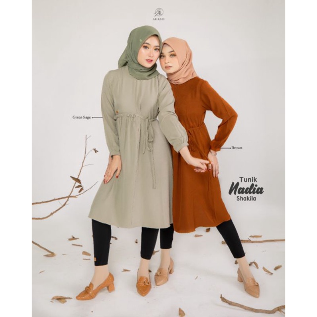 Tunik Cantik Tunik Arrafi Terbaru Nadia Tunik