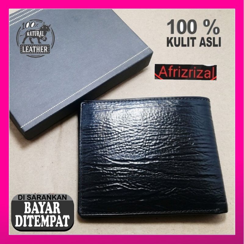 Dompet Kulit Sapi Asli 100%, Dompet Kulit pria, Dompet Kulit TAHAN API Dan Kuat Motif Serat Kayu dom