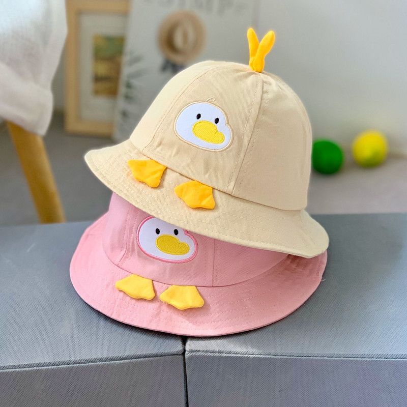 TOPI BUCKET HAT BAYI BEBEK KWEK KWEK LUCU FASHION ANAK UNISEX BAHAN IMPORT CNA