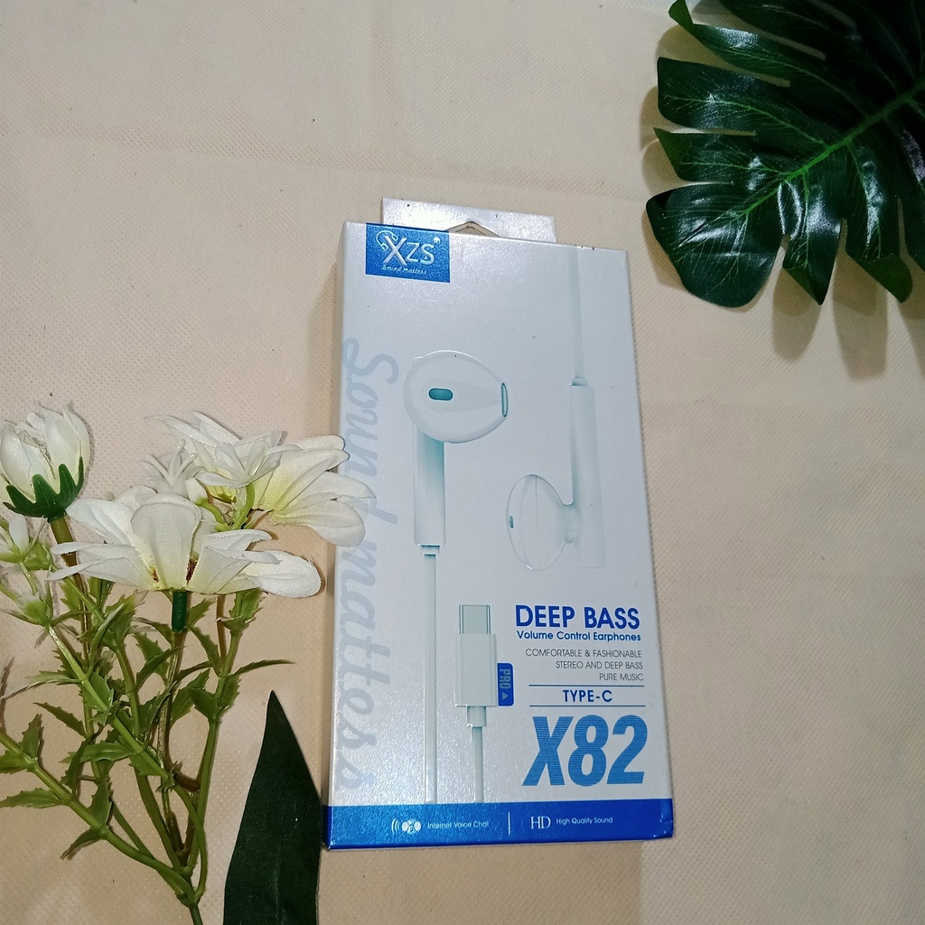 XZS earphone type C X82