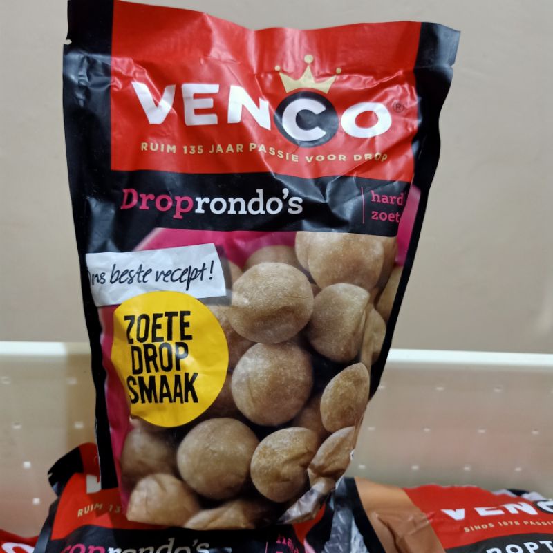 

Venco candies/ Venco Droprondo's - Zoete Drop smaak