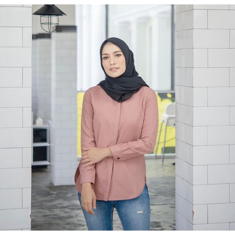 (Preloved) Heaven Lights HL Daily Shirt Kemeja Hijab