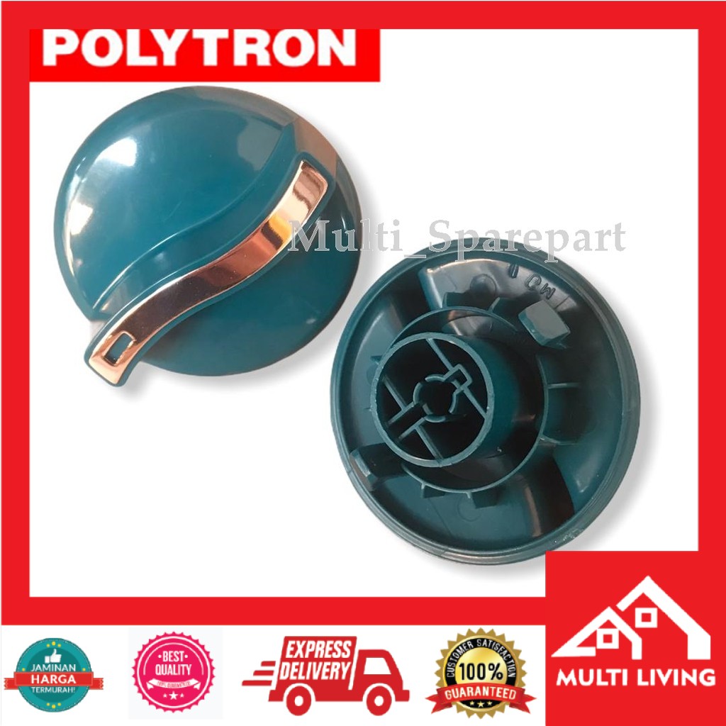 Knop Mesin Cuci Polytron Original BIRU