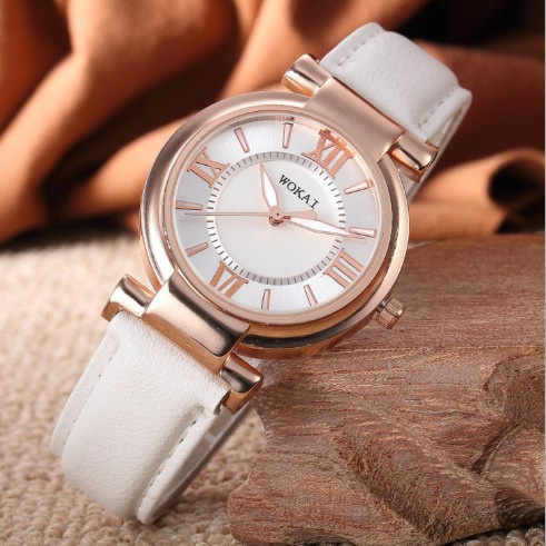 ✅Grosir Jam Senen - J-138 Jam Tangan Wanita Wokai Kulit