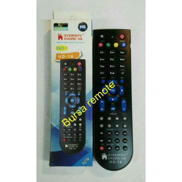 Remote Multi Receiver / Parabola Mp4 HD 16 Ecer Dan Grosir