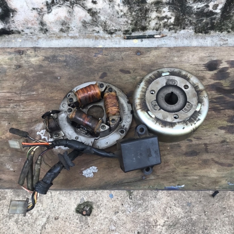 pengapian set spul spul sepul magnet spull pengapian komplit set pulser magnet cdi yamaha Sigma Alfa