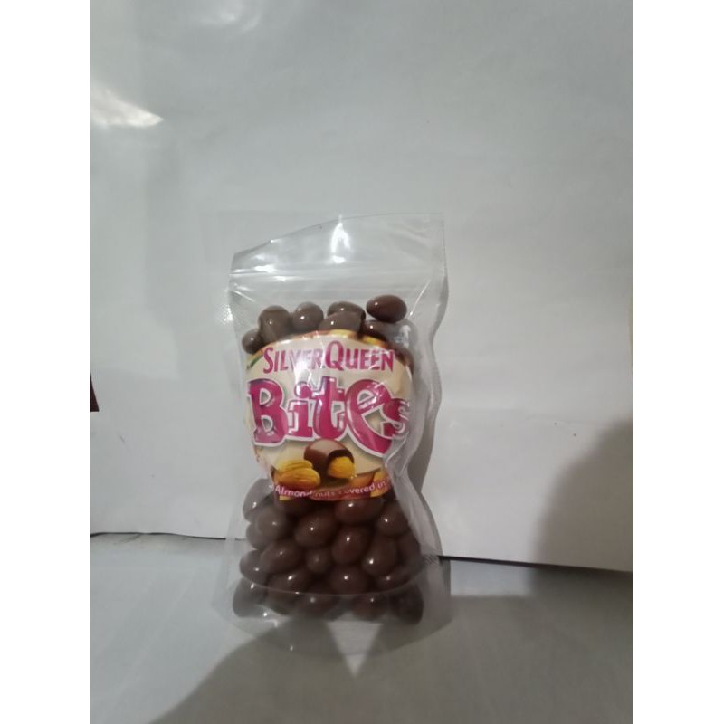 

Silverqueen bites almond kemasan 225gr