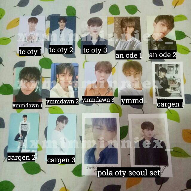 [OFFICIAL] PC/TC/POLA SET MINGYU SEVENTEEN