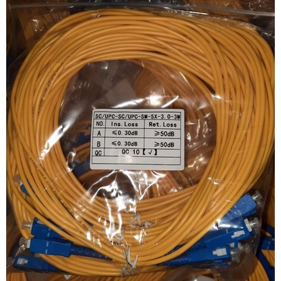 itstore KABEL FIBER OPTIK PATCHCORD SC SC atau SC UPC SC UPC 3m 5m 10m 20m