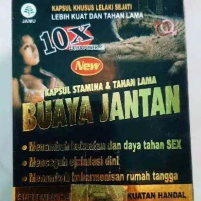 OBAT KUAT BUAYA JANTAN KAPSUL