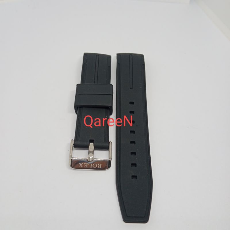 Tali jam tangan Rolex Rubber strap tali Jam tangan 20mm