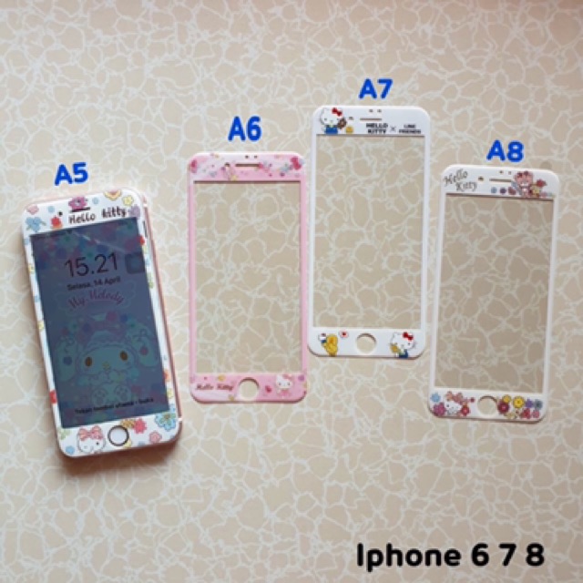 [ TIPE HANYA IP 6/7 ] Anti gores Tempered glass Anti gores IP 8