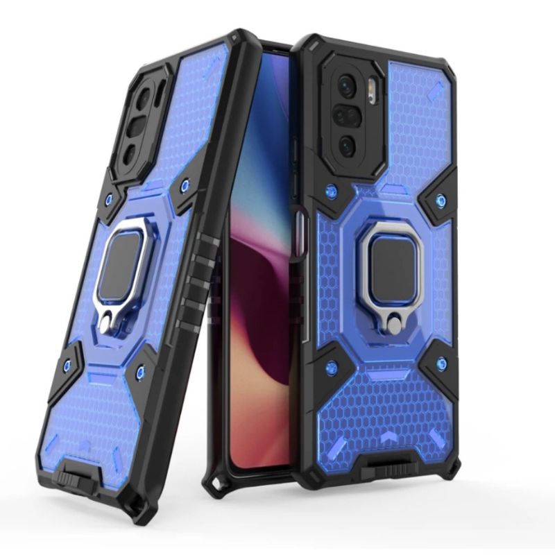 CASE XIAOMI REDMI NOTE 11 4G  / REDMI NOTE 11 PRO 5G 2022 HARDCASE IRON WARRIOR RING SPACE CAPSULE ARMOR CASING