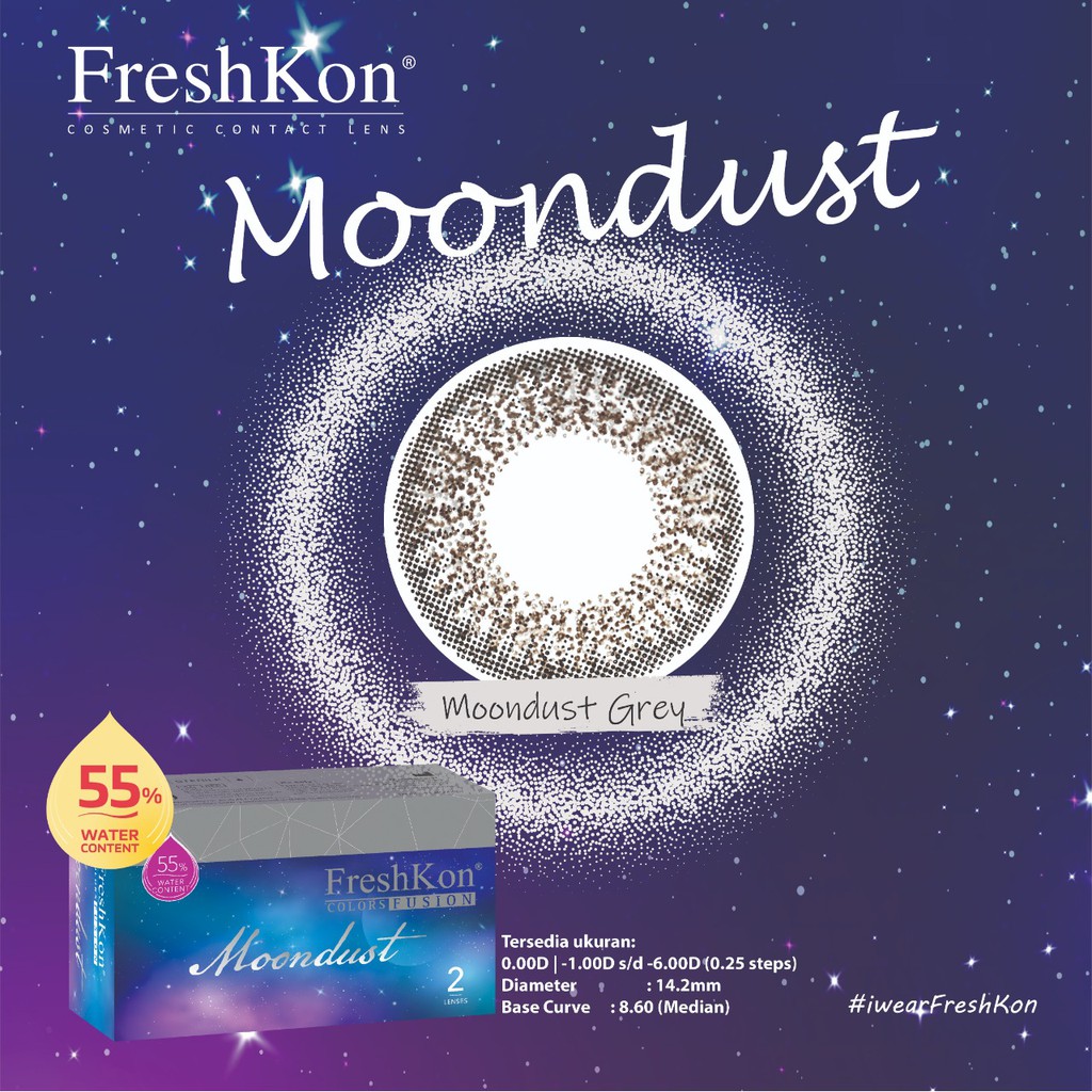 Freshkon Moondust Normal Softlens warna