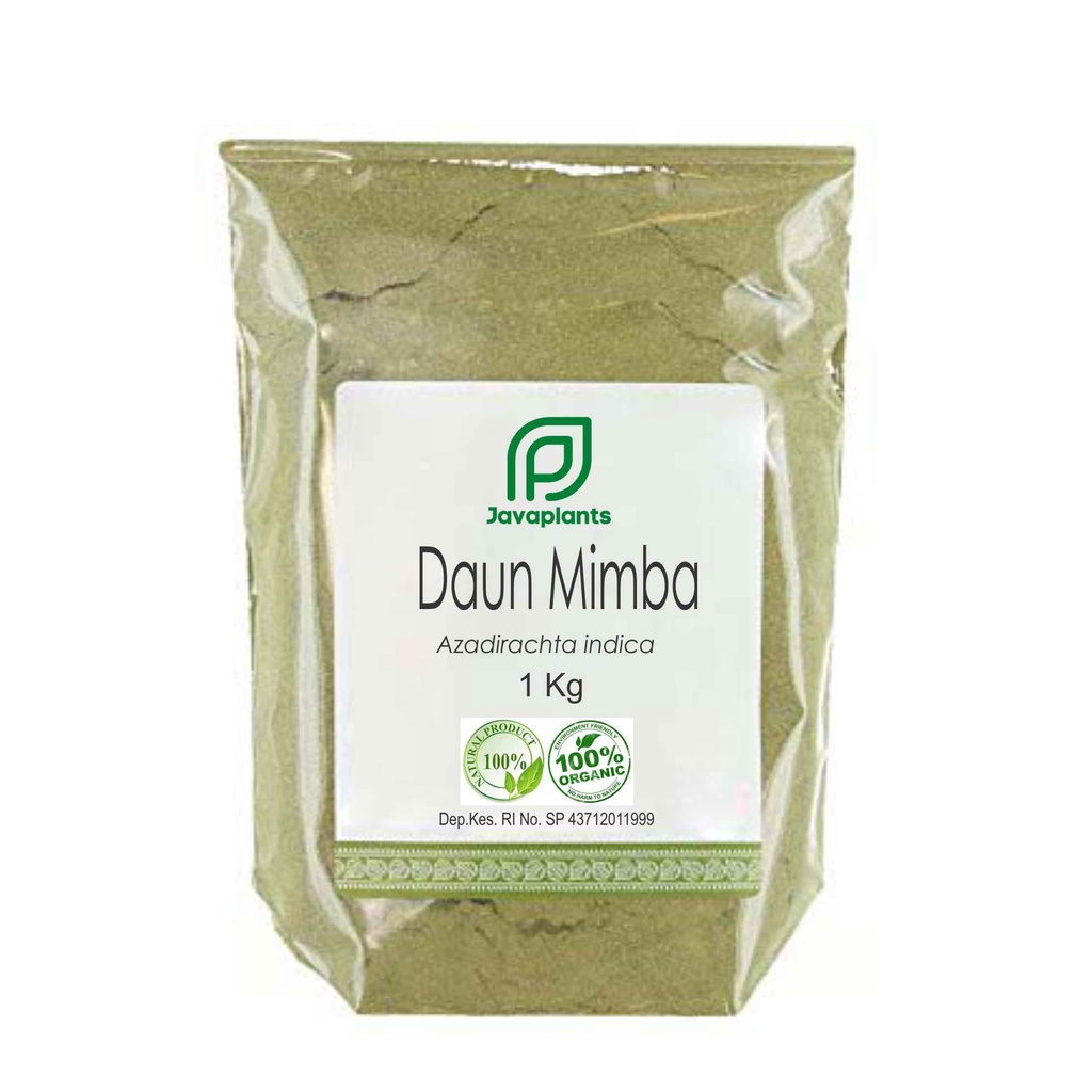 

BUBUK DAUN MIMBA 1 Kg Serbuk Mimbo 100% Asli Neem Powder Grade A Intaran Semambu