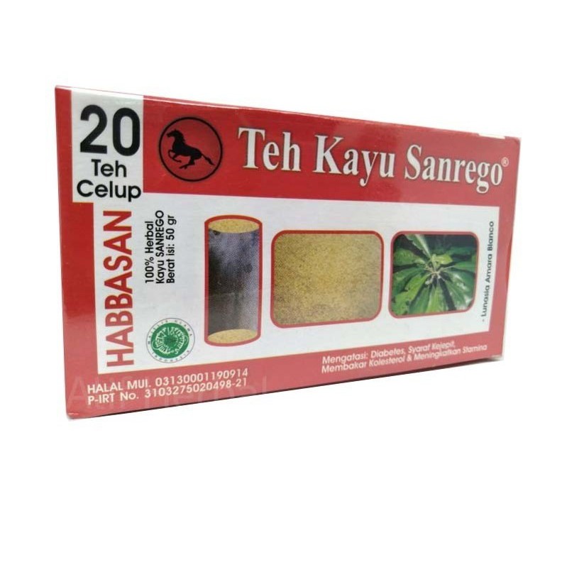 

Habasah Teh Celup Kayu Sanrego Minuman Herbal 20 sachet