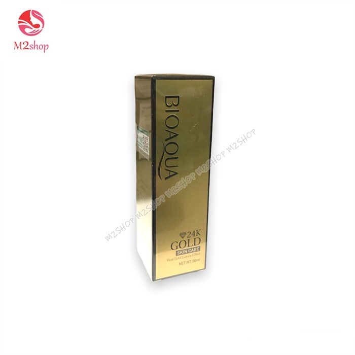 [BSG50] BIOAQUA 24k Gold Skin Care 50ml face serum - 24k Serum-BPOM | Serum Wajah Emas