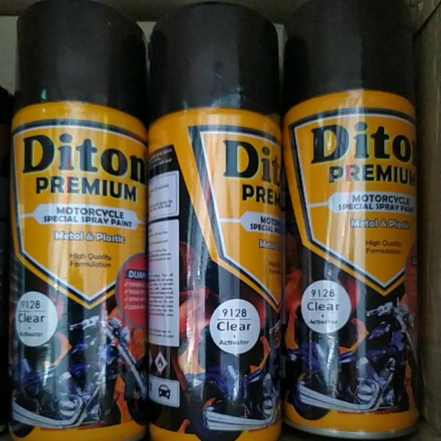 Activator diton premium 400ml. warna std hitam putih clear