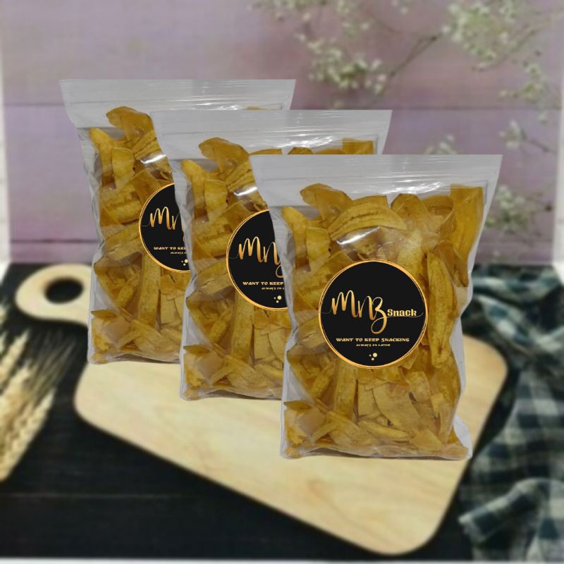 

Keripik Kripik Pisang Asin Original 500gr Snack /Cemilan makanan ringan
