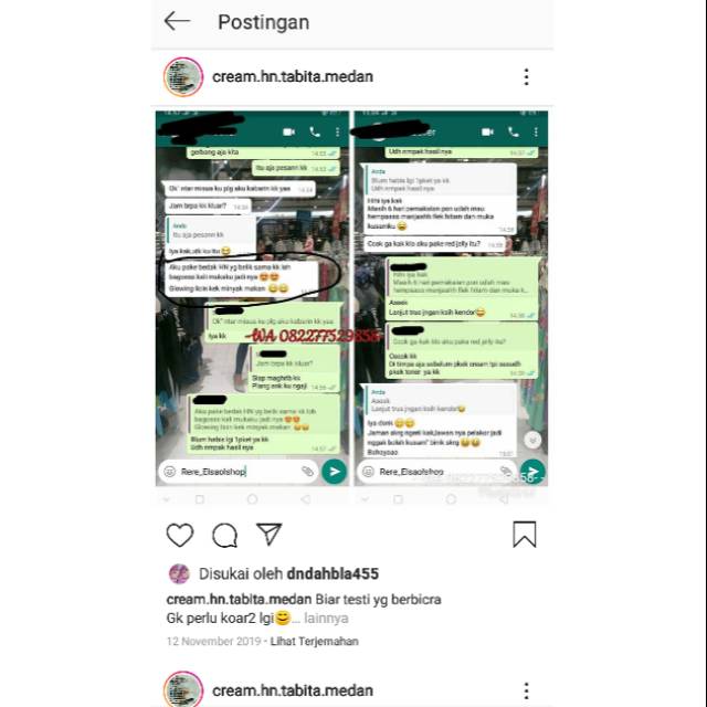 Testi cream hn original 1000%