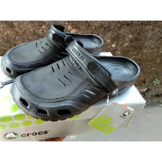 ➲ Crocs yukon sport man coklat m7-m10 / 40-43 ➻