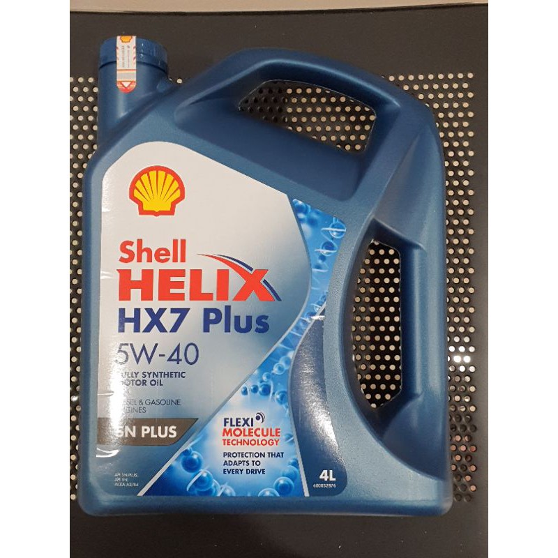 Oli Mobil Shell HELIX HX7 Plus 5W-40 4L Original