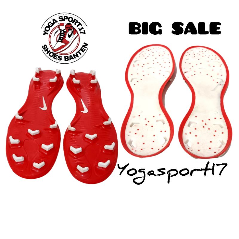 Outsole Telapak sepatu bola nik ori bawahan sepatu bola 2 warna
