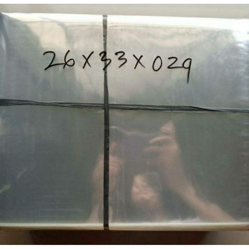 

plastik Garmen Opp seal uk 26x33x029 micron 1 pack isi 100 lembar