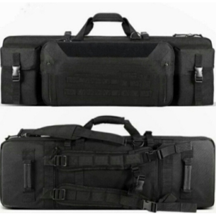 tas senjata laras panjang 60cm-140cm.tas senjata 2 kompertmen.tas senjata airsoftgun