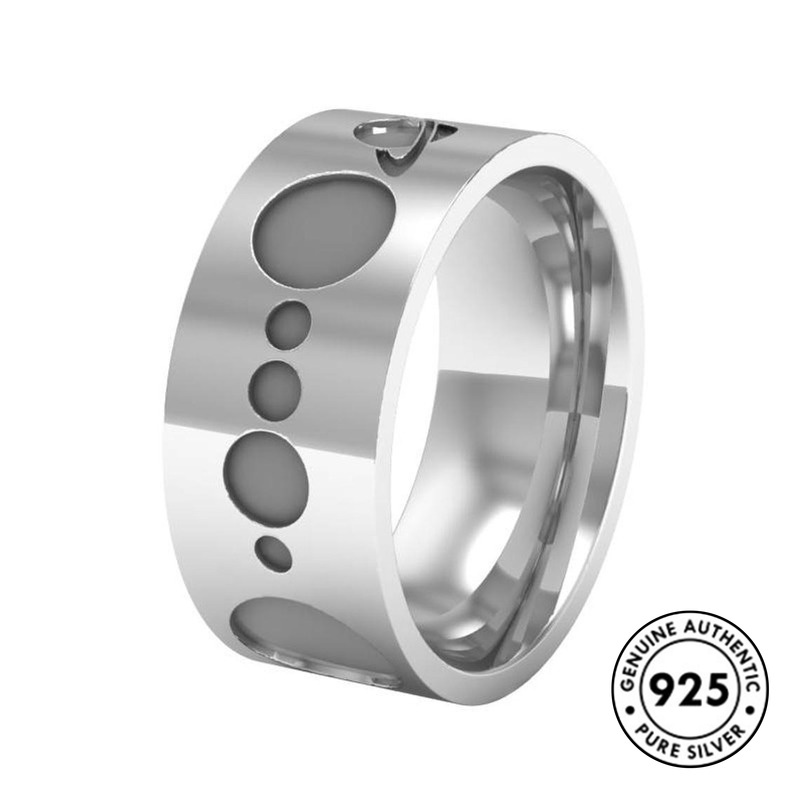 Cincin S925 Silver Desain Planet