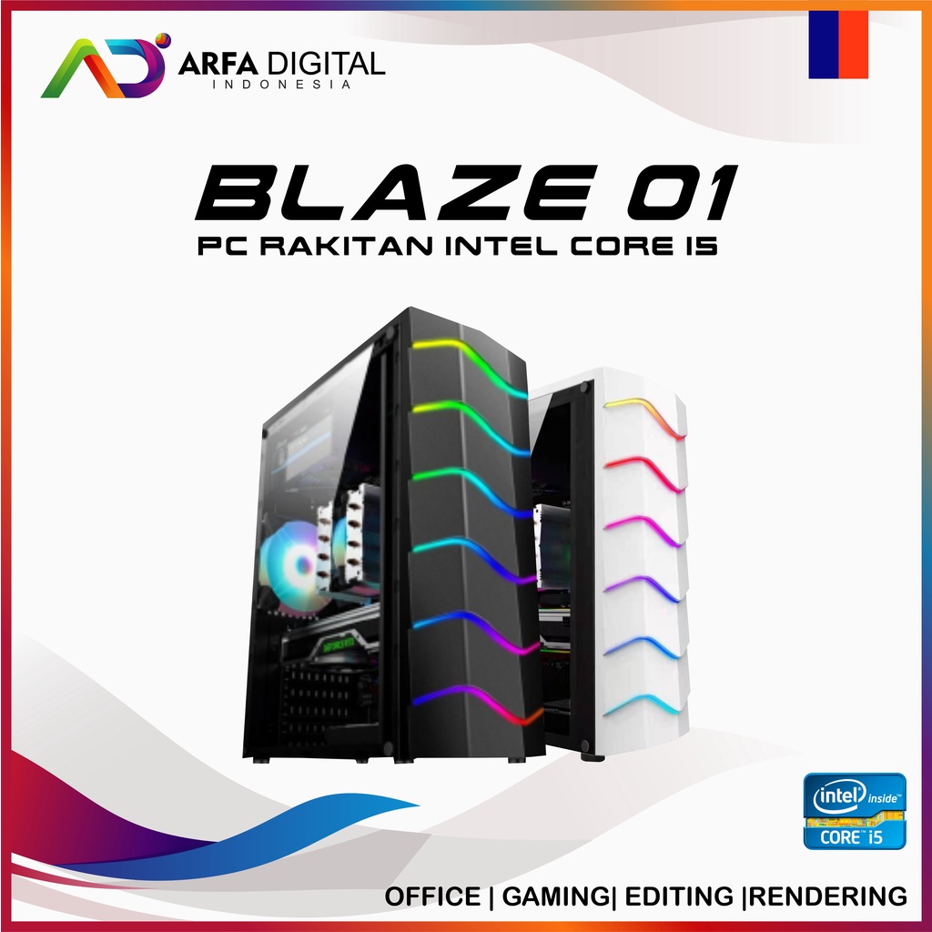 CPU Gaming Murah Intel Core i5 Ram 16GB SSD 128GB VGA DDR5 2GB Siap Pakai | BZ01