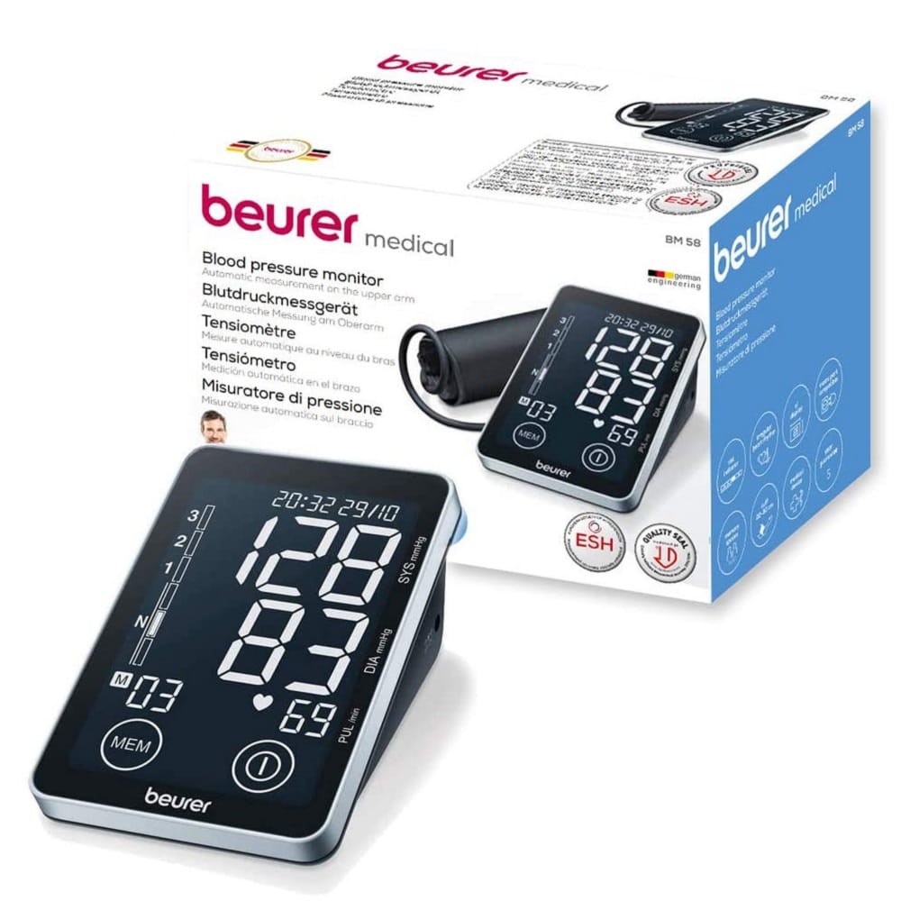 Tensimeter Beurer BM 58 / BM58 / BM58 - Tensimeter dengan Sensor Sentuh