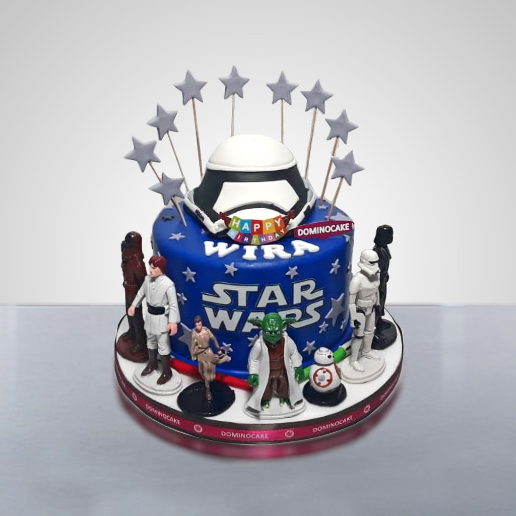 

Kue ulang tahun / Kue ulang tahun Star Wars / Fondant Cake