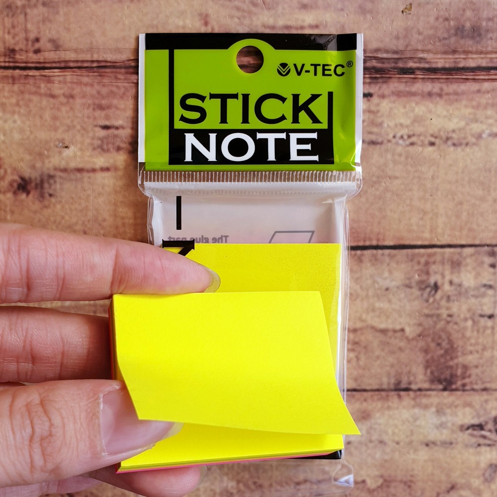 Sticky Note Neon Vtec SN 27651 MC - Stick Note Vtec 3x2inch - Book Marked Neon Colour