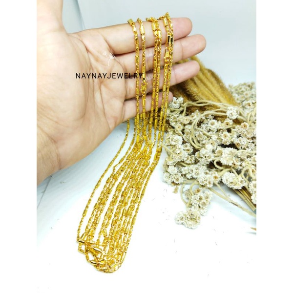 kalung koin bambu 60 cm yxy