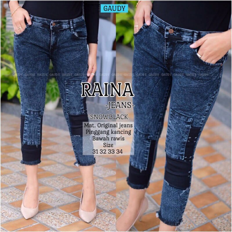 SIZE 27-34!RAINA JEANS STRETCH 7/9 MELAR