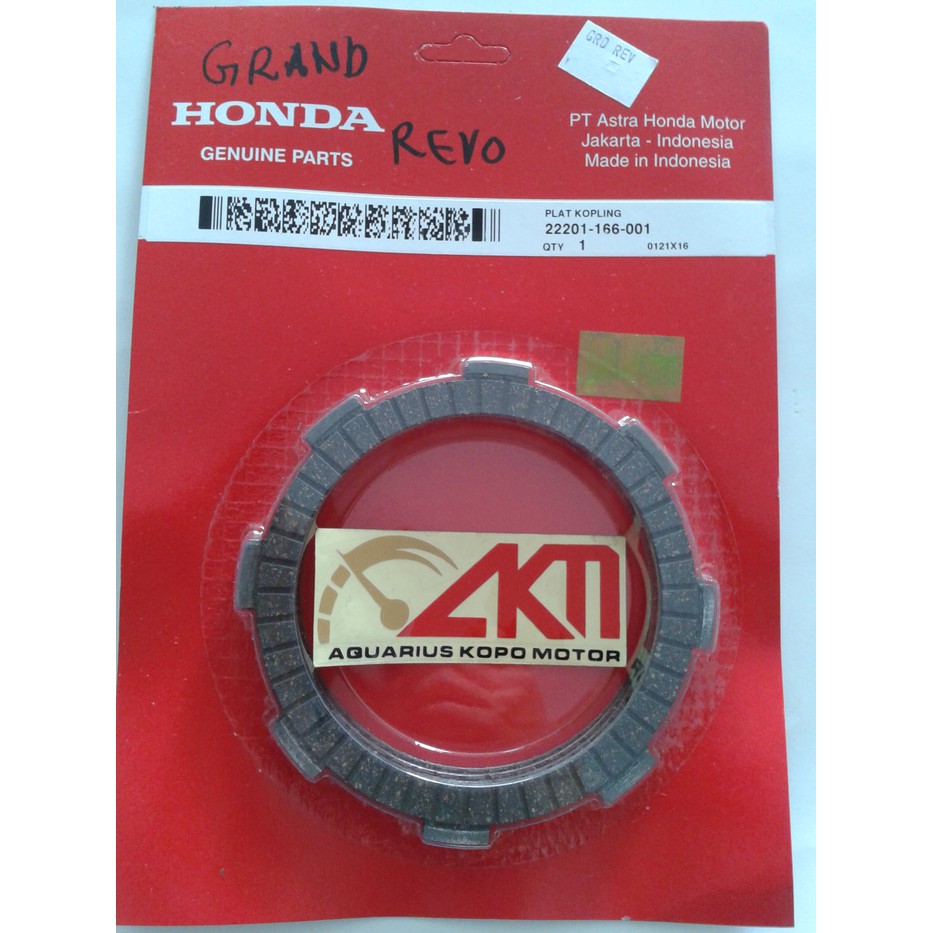 Kampas Plat Kopling AHM Grand Revo Supra Clutch Original