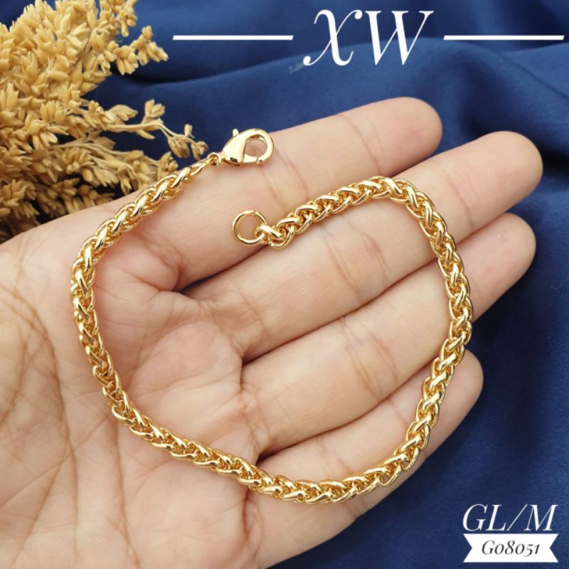 Gelang Xuping Rantai Lilit Gold G08051