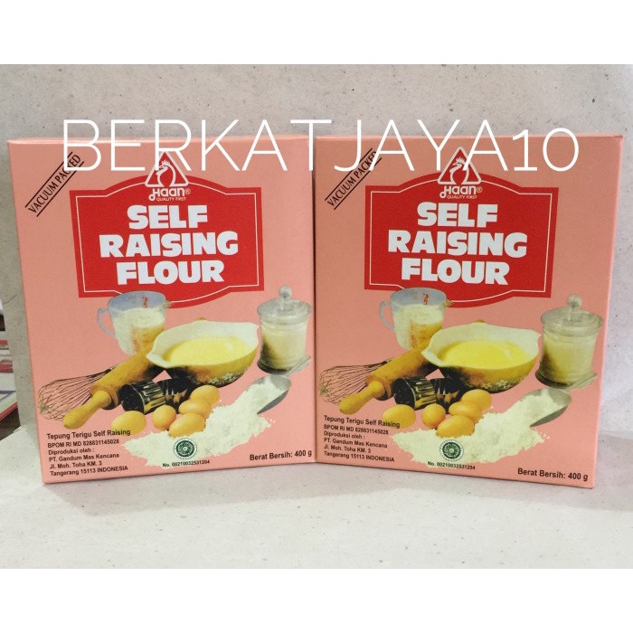 

Ds501D0 Haan Self Raising Flour Tepung Terigu Khusus Kue 400 Gr Gr0B1