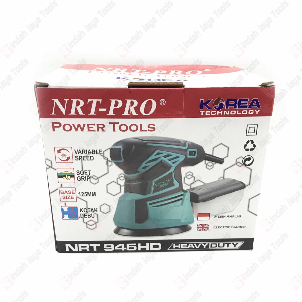 NRT-PRO 945 HD Mesin Amplas Bulat VARIABLE SPEED - Orbital Sander NRT-PRO 945HD Amplas Orbital
