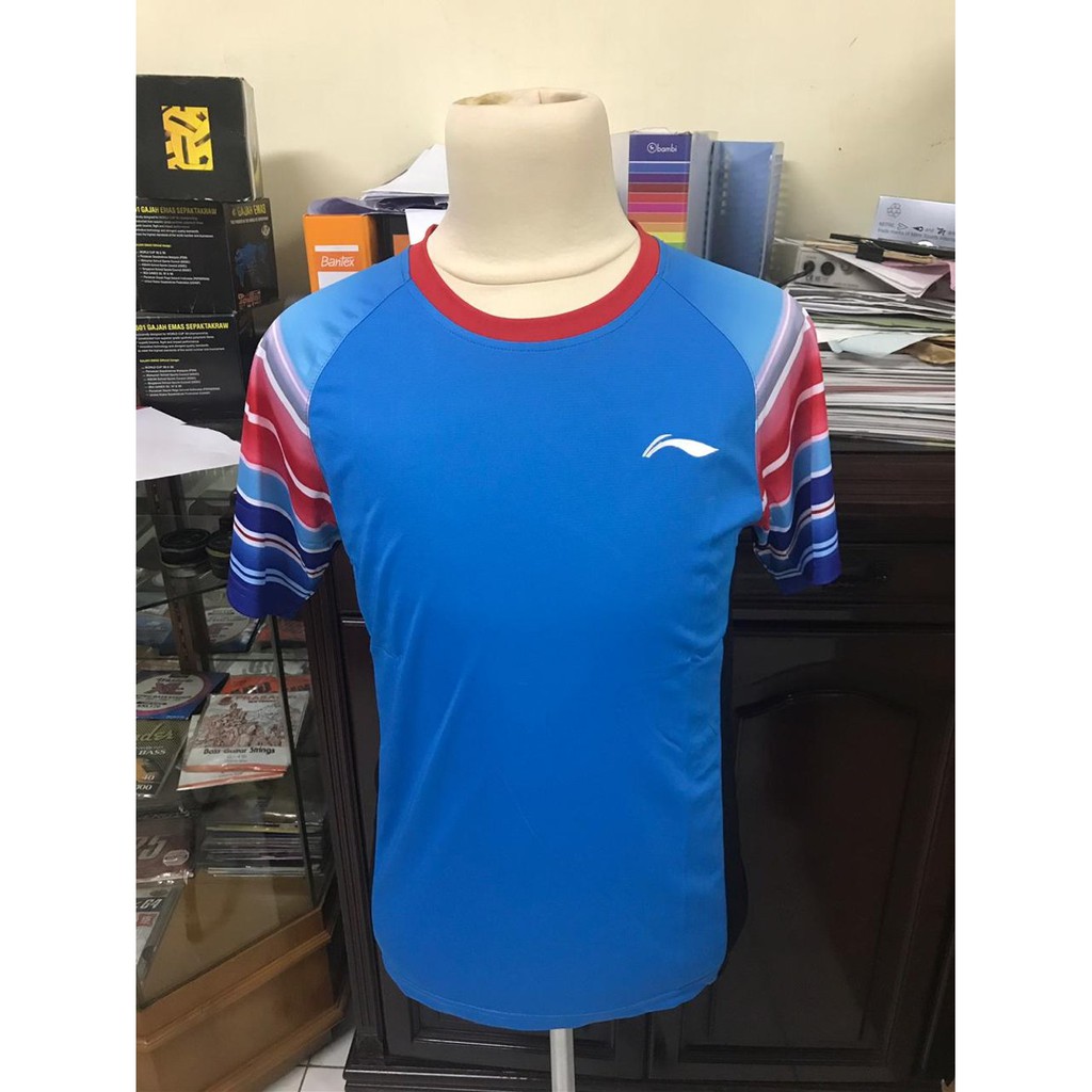 Unik Baju Badminton Bulutangkis Jersey Lining 979 Grade Ori Import Berkualitas