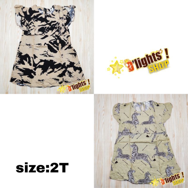 dress ruffle rayon merk smilee original