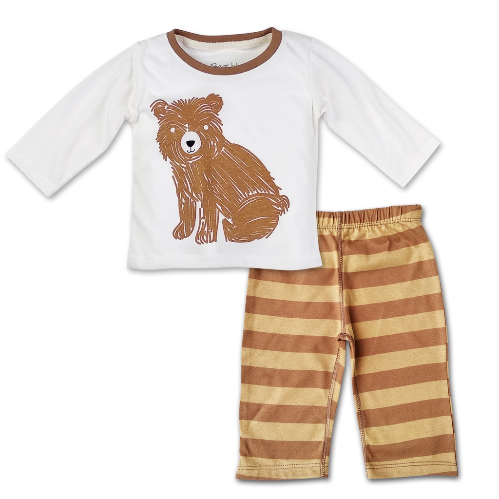 Bearhug Piyama 2-4 Tahun Anak Laki-Laki XPF1/XPG6 Celana Salur Mix Color 2-4T-6