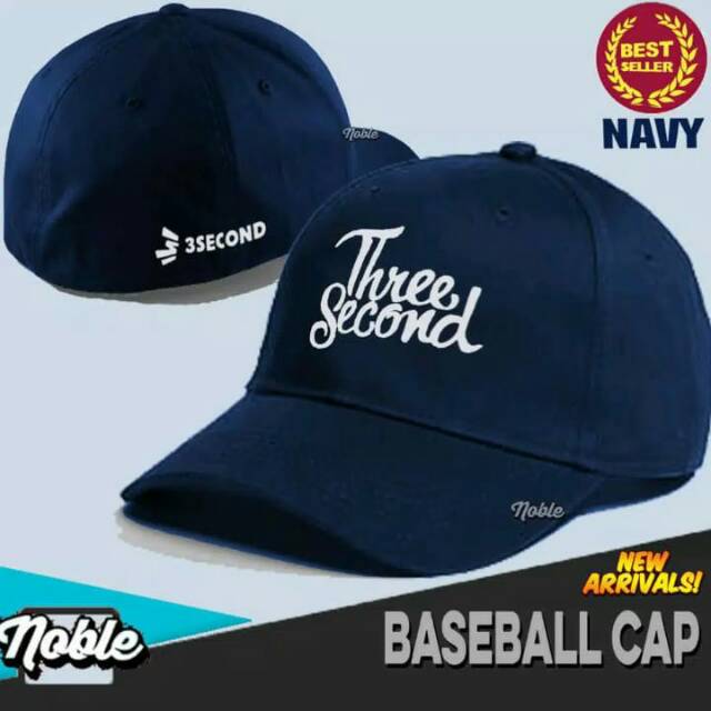 Topi Baseball Built-up Three Second (02)