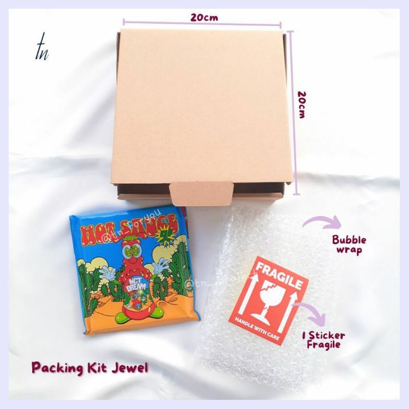 Paket Perlengkapan Packing Album Jewel Kit Set Box | Tube Packing Poster