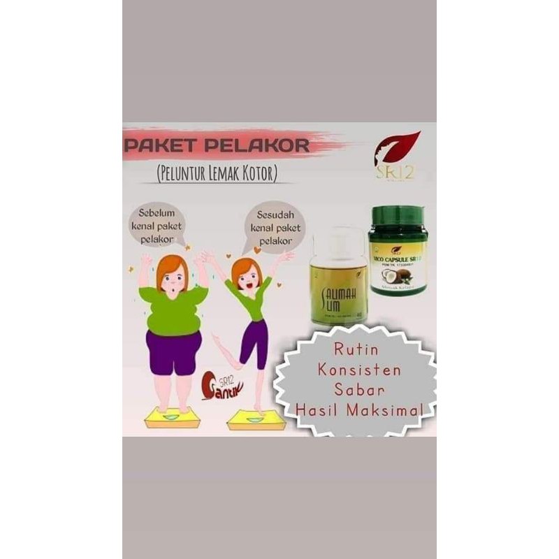 Jual PAKET PELAKOR SR12(PELUNTUR LEMAK KOTOR) | Shopee Indonesia