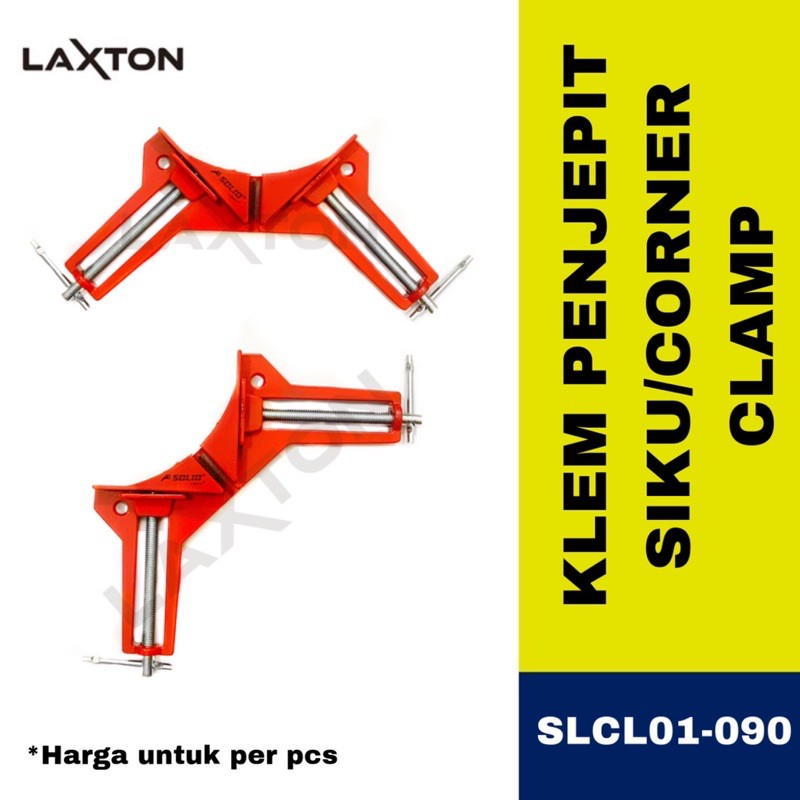 Solid klem sudut/penjepit/cornerclamp 90° SLCL01-090