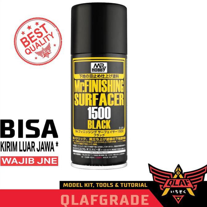 Best Produk] Surfacer Spray - Mr Finishing Surfacer 1500 Black (B-526)