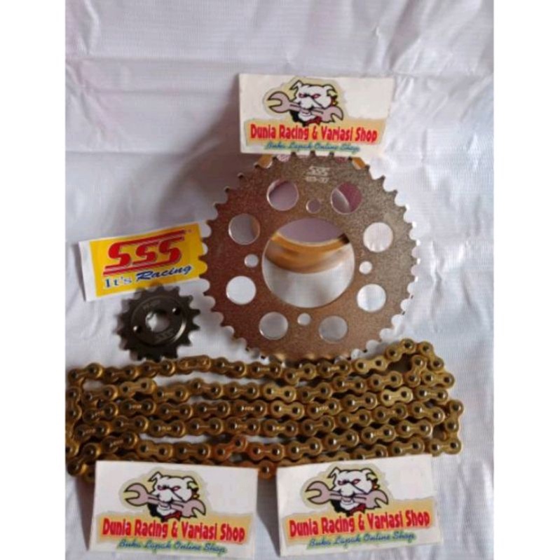 Gear Set SSS Gir set sss 415 Vega Jupiter RX King Jupiter MX Vega ZR F1ZR Force 1 Rante 415 Gold Gea