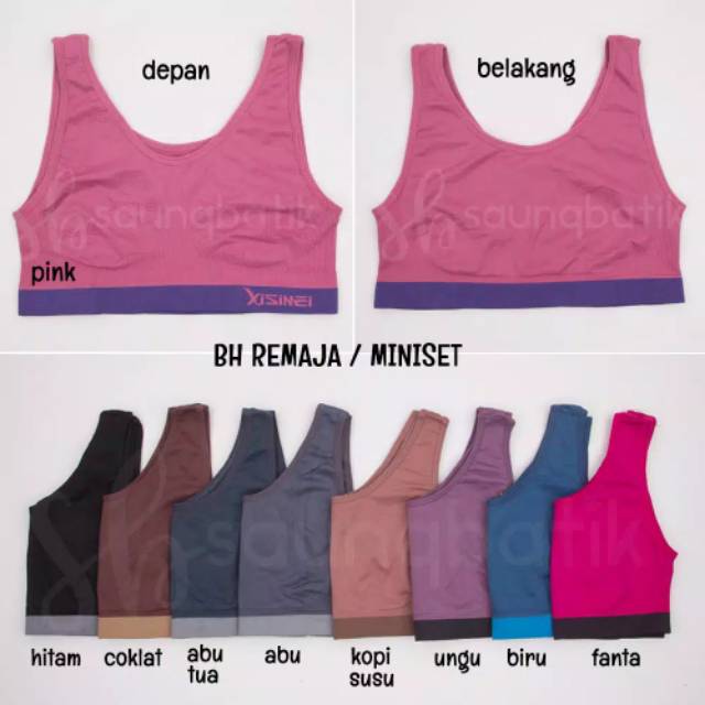 MINISET| BH REMAJA / BRA REMAJA | MINISET ALL SIZE